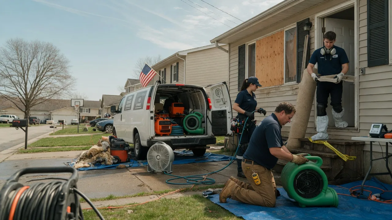 Water Damage Restoration in La Harpe, IL near me